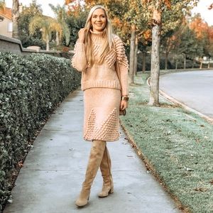 Skirt and sweater set
